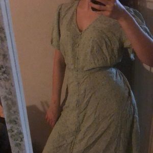 Floral Dress with short sleeves